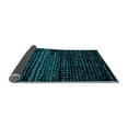 thumbnail image 2 of Ahgly Company Indoor Round Abstract Light Blue Modern Area Rugs, 7' Round, 2 of 4