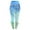 Sky Blue, variant on Augper Women Girls Fashion Leggings Skinny Tie-dyed Printed High Waist Stretchy Tights Trouser Yoga Pants