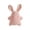 Pink, variant on Cute Bunny Plush Pillow Soft Pink Rabbit Stuffed Animal with Floral Patterned Ears Minimalist Cuddly Figure for Bedside Sofa Decor Aesthetic Home Decoration Pink