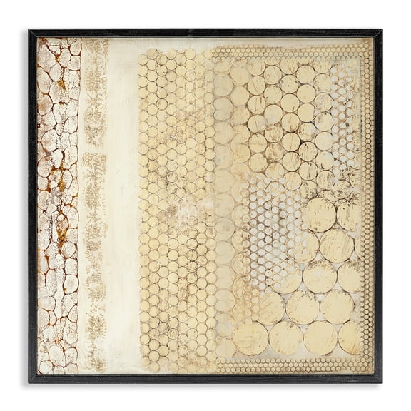 Stupell Industries Bohemian Rustic Country Geometric Black Framed Giclee Art, 12 x 12, by Laura Van Horne