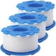 thumbnail image 2 of Elemento Filtrante con Tapa StreamCleanRefill 3Pzas Repuesto Filtro de Agua con Tapa Algodón Micrón PP Blanco/Azul., 2 of 4
