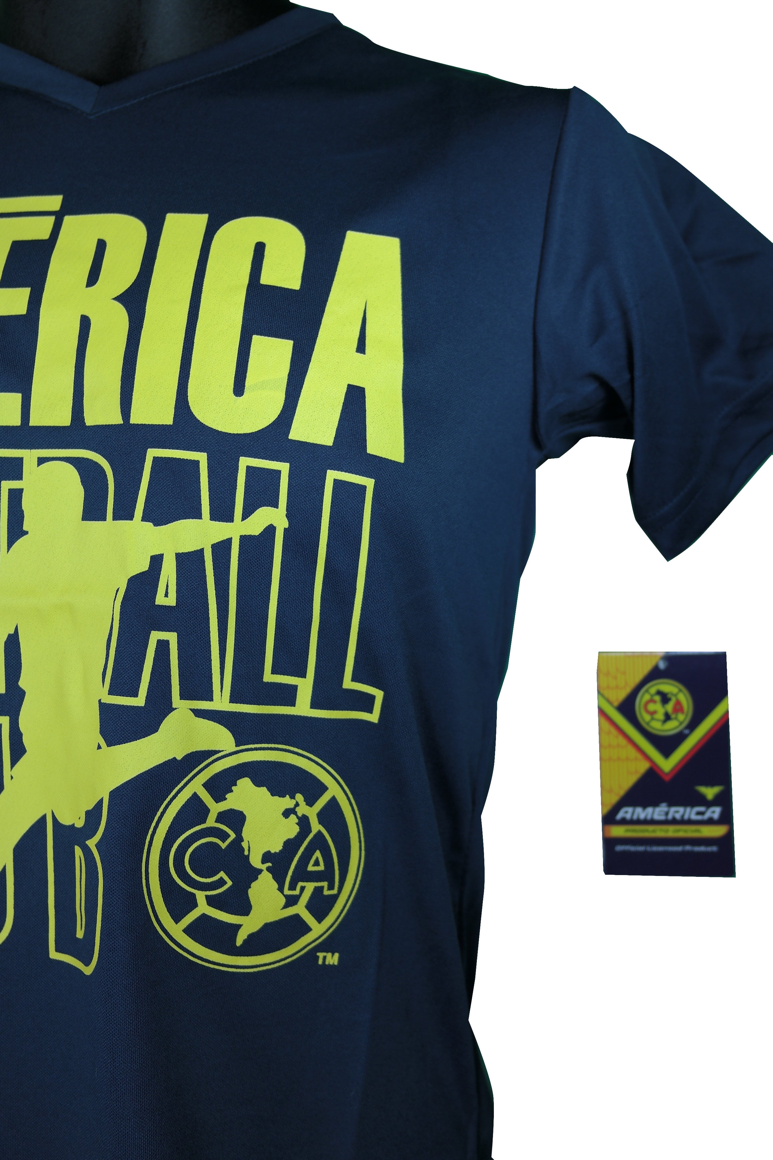 RhinoxGroup Adult Club America Official Soccer Poly Jersey Shirt 006