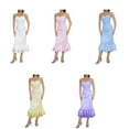 thumbnail image 3 of EIMELI Robe Maxi à Bretelles Spaghetti pour Femme Sans Manches Dos Nu Décolleté Plongeant Ourlet à Volants Longue Robe Sortie Robes Camisole, 3 of 6