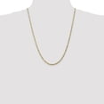 thumbnail image 2 of 10K Yellow Gold chain Figaro 24 in 2.75 mm 2.75mm Flat, 2 of 5