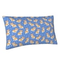 thumbnail image 2 of Easygdp Kawaii Corgi Envelope Closure Pillowcase - 20x36in, Queen Pillowcase, Breathable, Stain-Resistant, Wrinkle-Free, 2 of 9