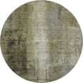 thumbnail image 2 of Addison Rugs Mayfield Premium Machine Washable Transitional Abstract Olive Round Rug, 8' x 8', 2 of 6