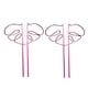 thumbnail image 1 of Billuyoard Cultivo de plantas nativas de 2 piezas con soportes de plantas de aluminio, columnas decorativas para jardín Jardín y Patio Rosa, 1 of 6