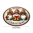 thumbnail image 3 of Festive Round Mat 24 Inch Christmas Living Room Rug Holiday Decor Carpet Non-Slip Floor Covering, 3 of 6