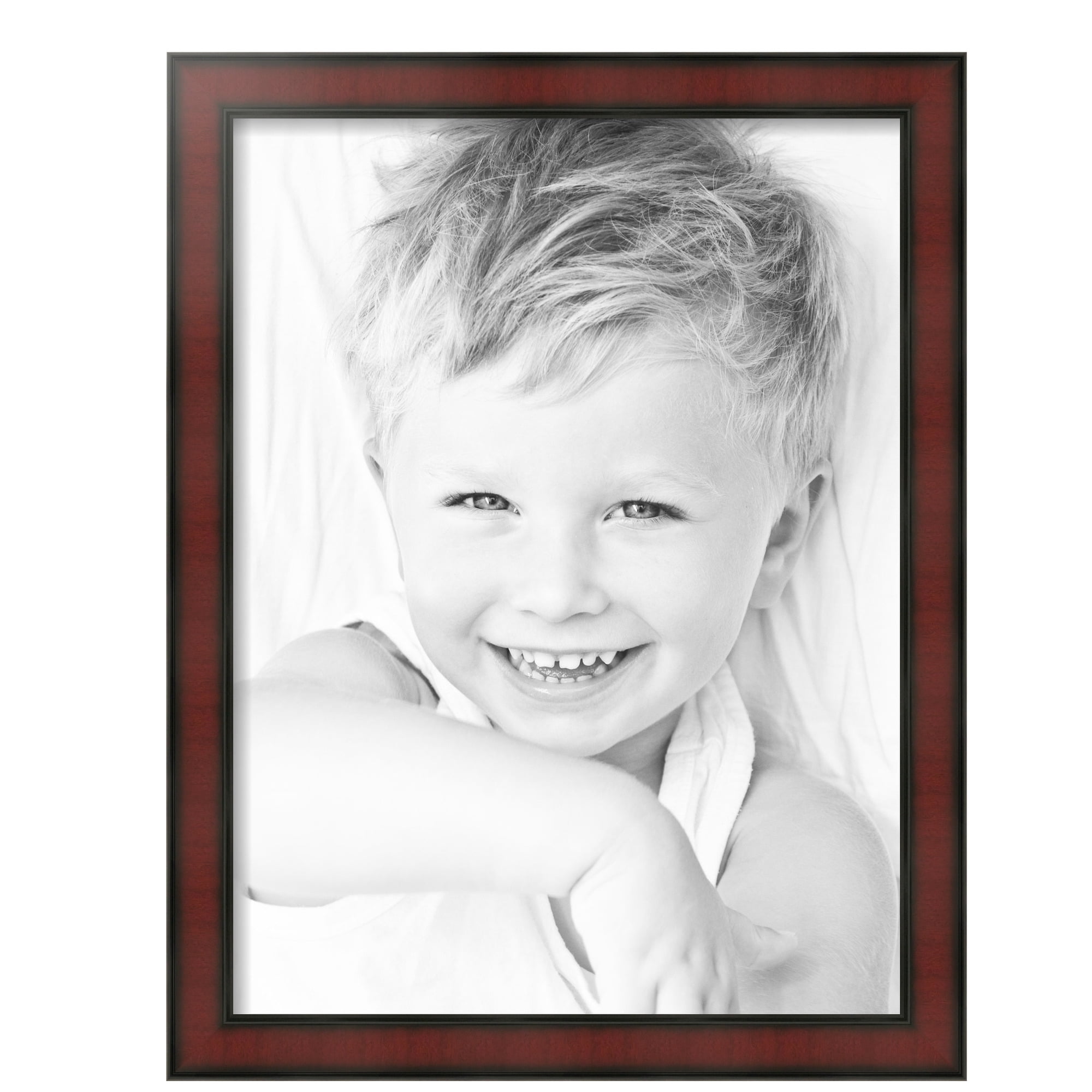 ArtToFrames 18" x 24" Honors Mahogany Picture Frame, 18x24 inch Brown Wood Poster Frame (WOM-5155)
