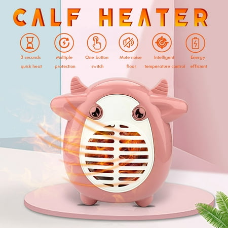 

Christmas Clearance! SuoKom Mini Cow Appearance Heate Constant Temperature Anti-scalding Heater