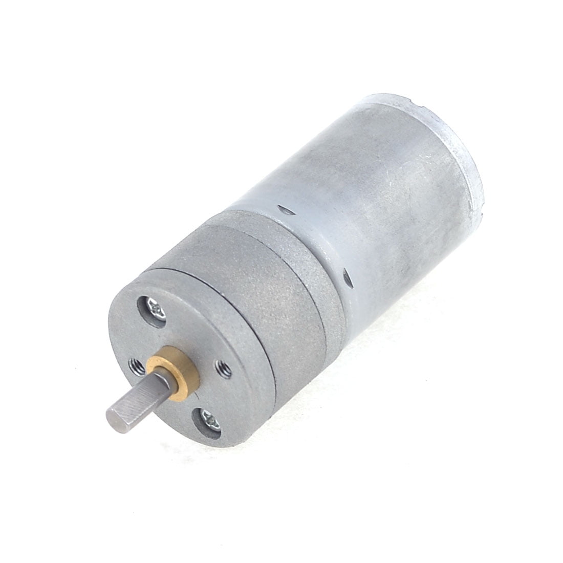 1 pc 12V 500RPM Output Speed 4mm Shaft Dia DC Gearbox Geared Motor 