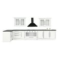 thumbnail image 3 of Dollhouse Kitchen Furniture, Dollhouse Kitchen Cabinet Openable Cabinet Door Simulation Life Scene Modern Style   Exquisite Craftsmanship  For Dining Room  , 3 of 8
