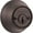 Venetian Bronze, variant on Kwikset 665 Double Cylinder Deadbolt from The 660 Series - Antique Brass