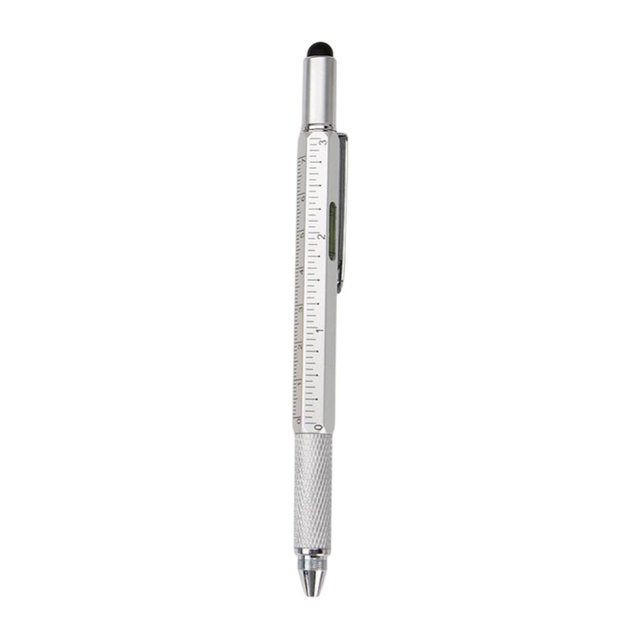Bolígrafo multifuncional Gloria con regla Nivel de burbuja y Stylus
