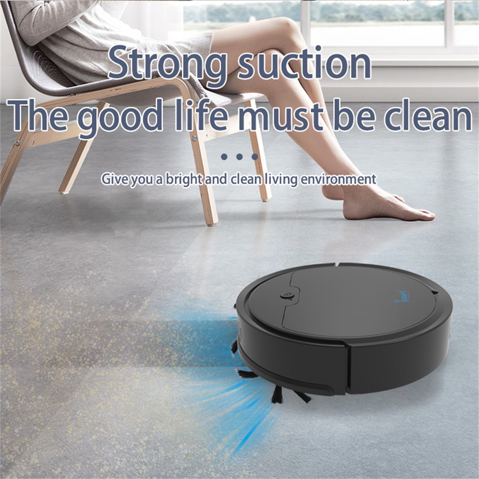 Robot Vacuum and Mop with Auto Dirt Disposal,Smart Cleaning Robot Auto Robotic Vacuum Dry Wet Mopping Cleaner