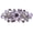 B, variant on Vintage Delicate Fascinator with Rhinestones for 1920s Parties Delicate Crystal Flapper Flower Headpiece