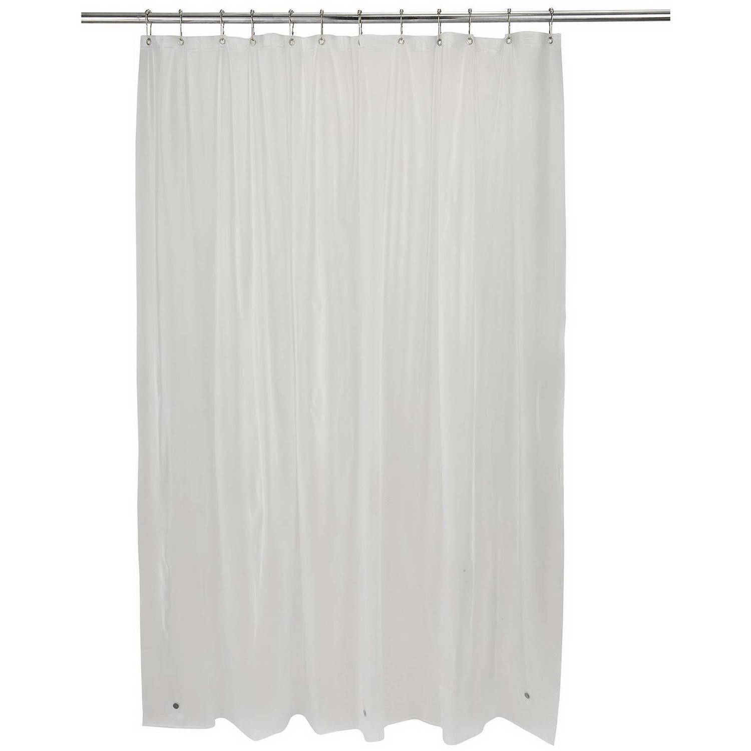 Bath Bliss Premium Shower Curtain Liner in Frost (70" x 72") Walmart