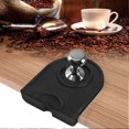 thumbnail image 2 of 1 piece non-slip silicone back sheet for home or bar coffee powder pressing pads. (black), 2 of 4