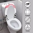 thumbnail image 3 of HELLHERO Stylish Polyester Toilet Lid Covers, Elastic Bottom, Universal Fits All Toilet Shapes, Stretchy Fabric, 3 of 6