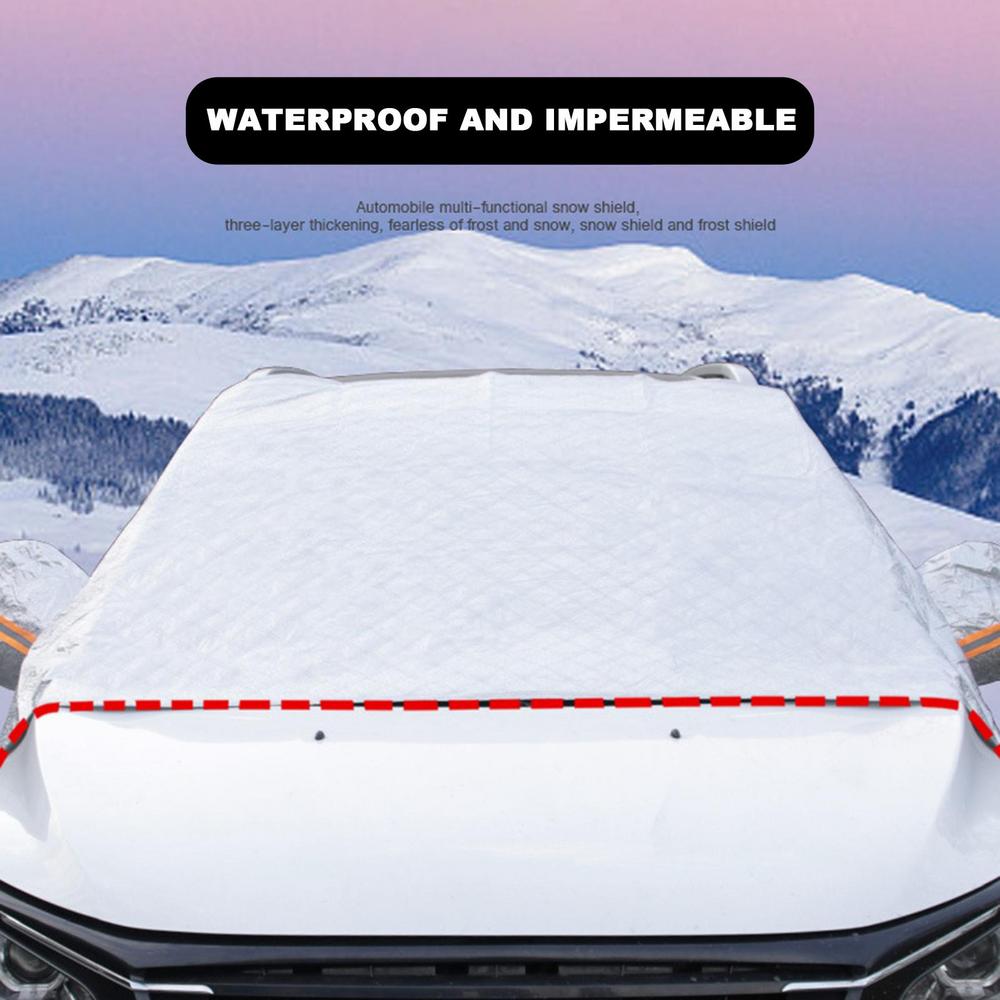 Tohuu Windshield Snow Cover Winter Full Coverage Windshield Guard General Easy to Install Vehicle Protective tools for Car SUV CRV Trucks and More No Scratches custody - image 5 of 16
