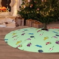thumbnail image 6 of Lsque Pikmin Print Christmas Tree Skirt, Tree Skirt with Ties or Velcro, Perfect for Holiday Decorations, Halloween, and New Year-48", 6 of 7