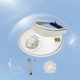 thumbnail image 6 of Sun Hat With Fan,Fishing Hat Fan Hat,Cooling Hiking Hat Beach Accessorieswomen,Cute Sunhat Sun Protection Hat Hats With Fans Cooling In Them Outdoor Hat With Fans Cap With Fans Built In White, 6 of 6