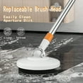 thumbnail image 4 of Spin Mop Bucket with Wringer System Extended Mop Handle 61Mop and Bucket for Floors Cleaning with 5 Replacement Head Refill 1 Cleaning Brush Head, 4 of 9