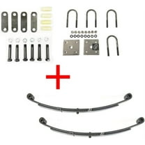 Southwest Wheel 2,000 lbs. Trailer Axle Suspension Kit Incl. Leaf Springs, Shackle & U-Bolt kit