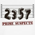 thumbnail image 3 of CafePress - The Prime Number Suspects T Shirt - 100% Cotton Ringed T-Shirt, 3 of 4