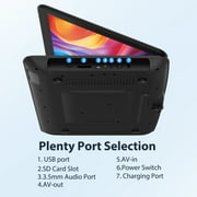 17.9 Portable DVD Player-With 15.6 HD Swivel Screen,, 6 Hours Rechargeable Battery, Support CD/DVD/USB/SD Card/Sync TV,Car Charger