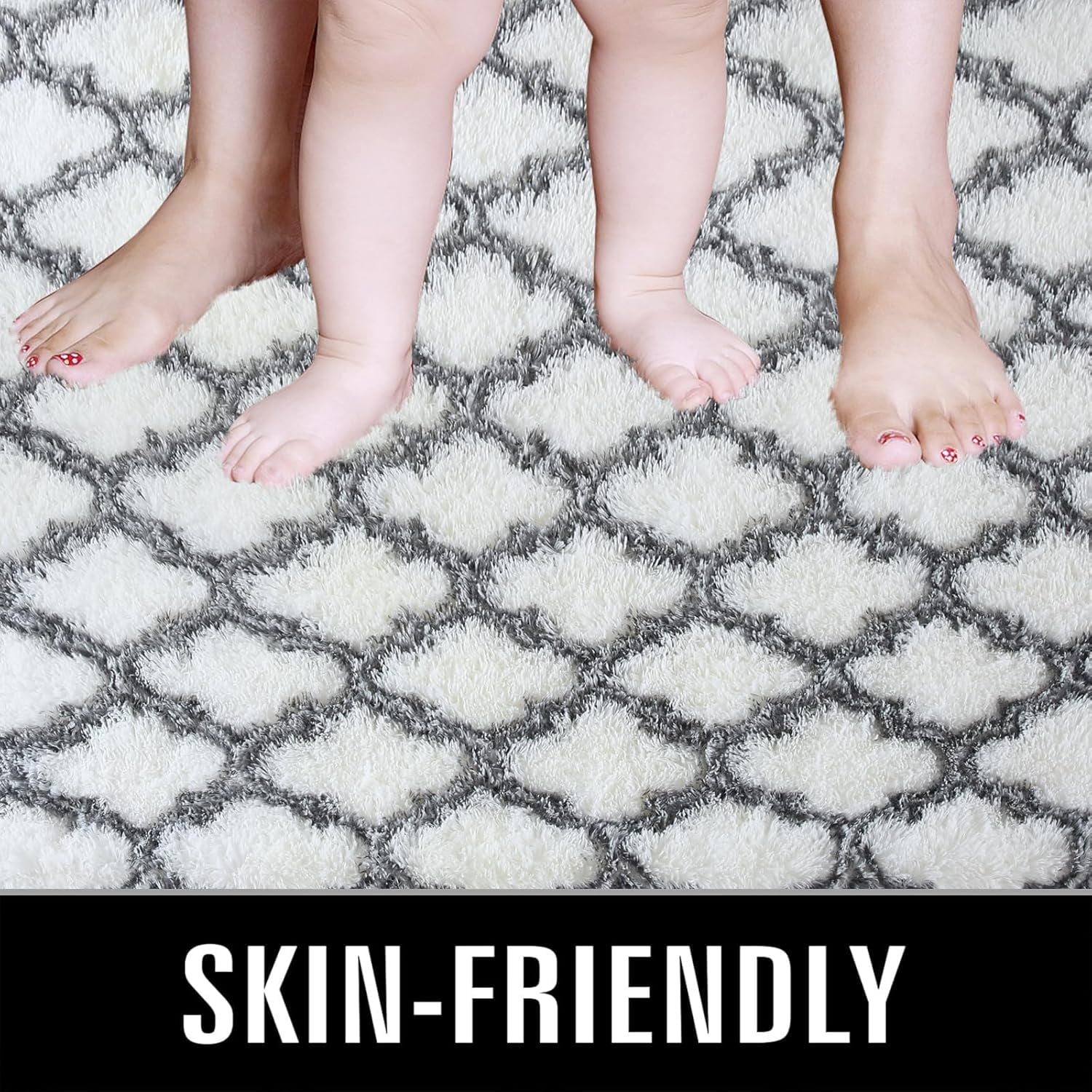 Sanmadrola Area Rug for Bedroom,6.5'X8.2',Fluffy Shag Rug for Living Room,Furry Carpet for Kids Room,Shaggy Throw Rug for Nursery Room,Fuzzy Plush Rug Carpet,Rectangle,Cute Room Decor for Baby