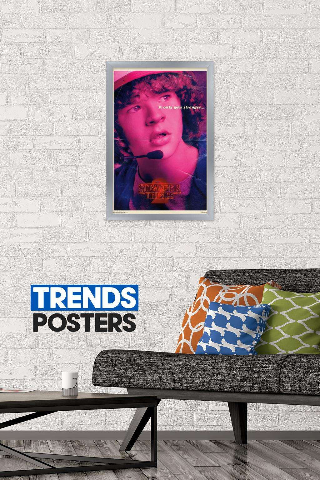 Netflix Stranger Things: Season 2 - Dustin Wall Poster, 14.725" x 22.375", Framed