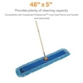 thumbnail image 5 of Staples COASTWIDE Looped-End Dust Mop Head Cotton 48" x 5" Blue (CW56761), 5 of 6