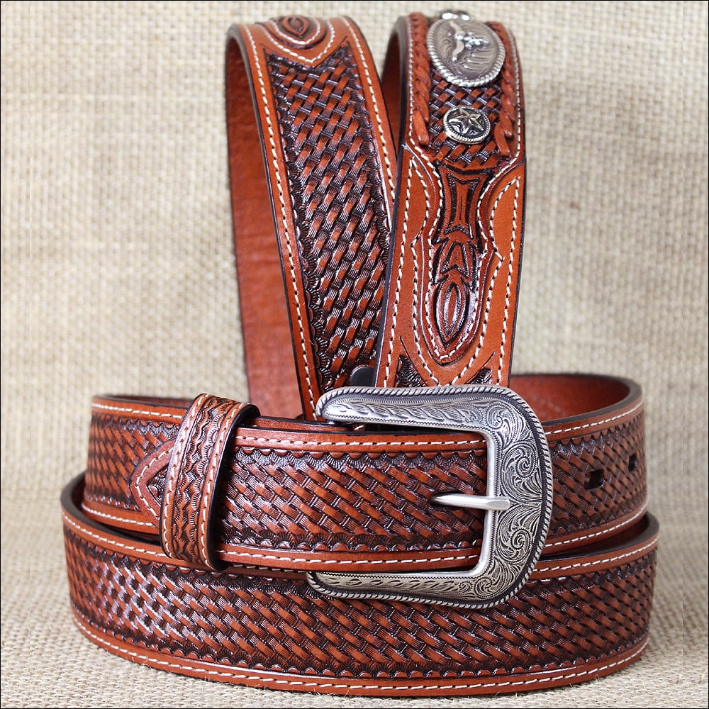 Leather Belts For Mens With Removable Buckles