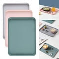 thumbnail image 4 of 1 Pc Rectangular Serving Tray Anti Slip Scratch Resistant Smooth Tray Plate Food Plate For Kitchen Home Decoration Accessories, 4 of 5