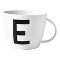 thumbnail image 1 of Yuarrent Tazas con letras grandes, cerámica duradera, resistente a altas temperaturas, multifuncional, elegante taza de desayuno Cocina y Comedor blanco mi, 1 of 6