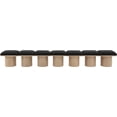 thumbnail image 3 of Meridian Furniture Pavilion Black Boucle Fabric Bench, 3 of 8