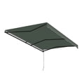 thumbnail image 2 of ALEKO Motorized Retractable Patio 16 x 10 ft Awning Green Canopy Black Frame, 2 of 7
