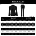 thumbnail image 5 of AZoiNM Women's 2 Piece Pant Suit Set Slim Fit Single Button Blazer & Pants Professional Business Work Outfit, 5 of 12