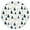 Blue and Gold, variant on Dark Christmas Snowman Pattern Round Fitted Tablecloth with Elastic Edge,Dining Table Cover Waterproof,Outdoor Round Tablecloth for Camping,Dining,Indoor and Outdoor