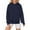 Navy Tops for Women, variant on Olyvenn Womens Cropped Hoodies Casual Loose Fit Hooded Sweatshirts Cute Fashion Solid Side Slit Drawstring Pullover Tops Light Blue 4