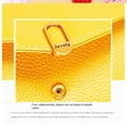 thumbnail image 4 of TAZAG pure leather women's long wallet ultra-thin first layer cowhide handmade wallet, 4 of 5