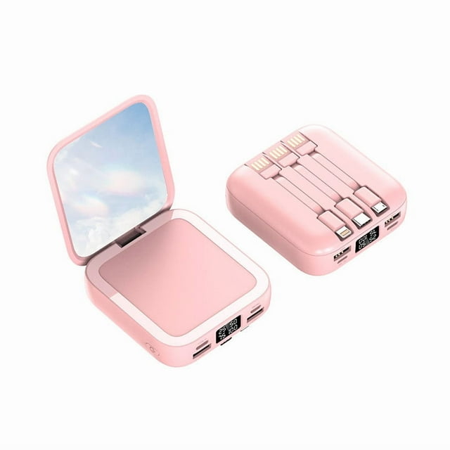 Banque d'Alimentation Portable - Mini Chargeur 10000Mah pour les Passionnés de Maquillage