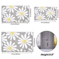 thumbnail image 4 of Bathroom Rugs Non Slip Washable, Blue Large Bath Mats for Bathroom Floor, Soft Cute Daisy, Shaggy Soft and Absorbent, Thick Plush Shower Bath Rug Runner Decor, 4 of 7