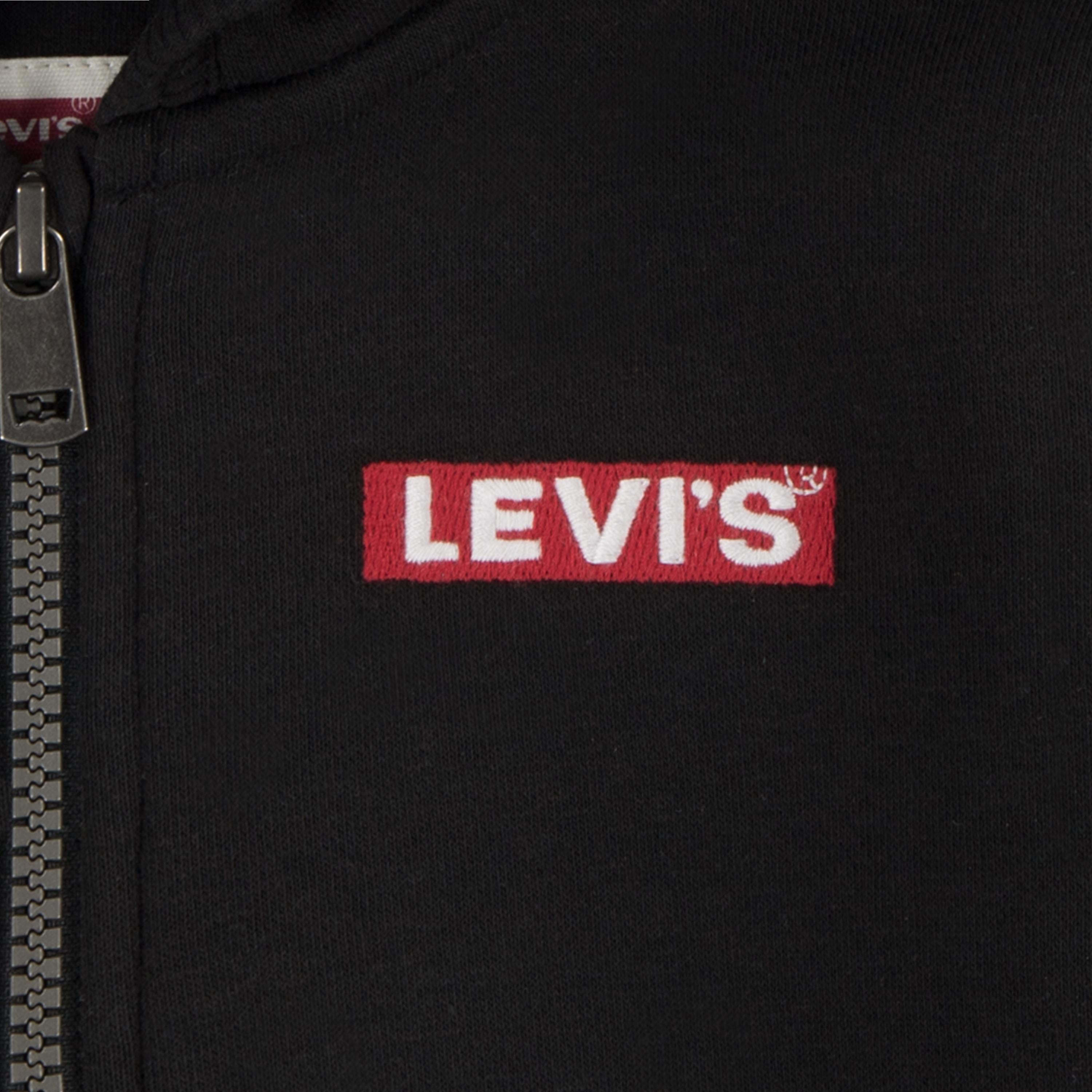 Levi's Boys Boxtab Full Zip Heavyweight Fleece Hoodie, Sizes 4-18