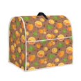 thumbnail image 3 of ZIATUBLES Kitchen Stand Mixer Dust Cover Multi-Functional Appliance Cover with Front Pockets for 6-8 Quart Mixers Washable Reusable Home Decor Accessories, Orange Leaf Brown, 3 of 7