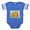 Royal Blue, variant on CafePress - FIN Holiday Cocker Spaniel - Cute Infant Baby Football Bodysuit