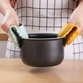 thumbnail image 3 of Dumpling-Shaped Anti-Scalding Heat-Insulating Glove Oven Chuck Silicone Oven Mitts Cooking Pinch Mitts for Kitchen Cooking BBQ Air Fryer Grip Toaster Microwave, 3 of 5