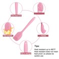 thumbnail image 4 of 4pcs Kitchen Cooking Silicone Spatula Set Heat Resistant Turners Scraper Baking Utensils Pink, 4 of 7
