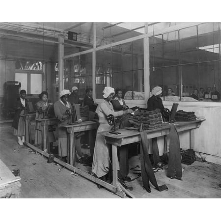 African American Women Workers Manufacturing Puttees In New York City